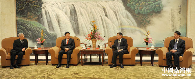 上海市長楊雄會見花蓮縣長傅崐萁 上海市長楊雄會見花蓮縣長傅崐萁