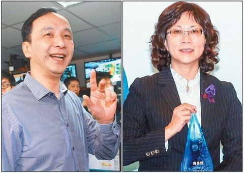 朱立倫宣布王如玄為2016年臺(tái)灣“大選”副手