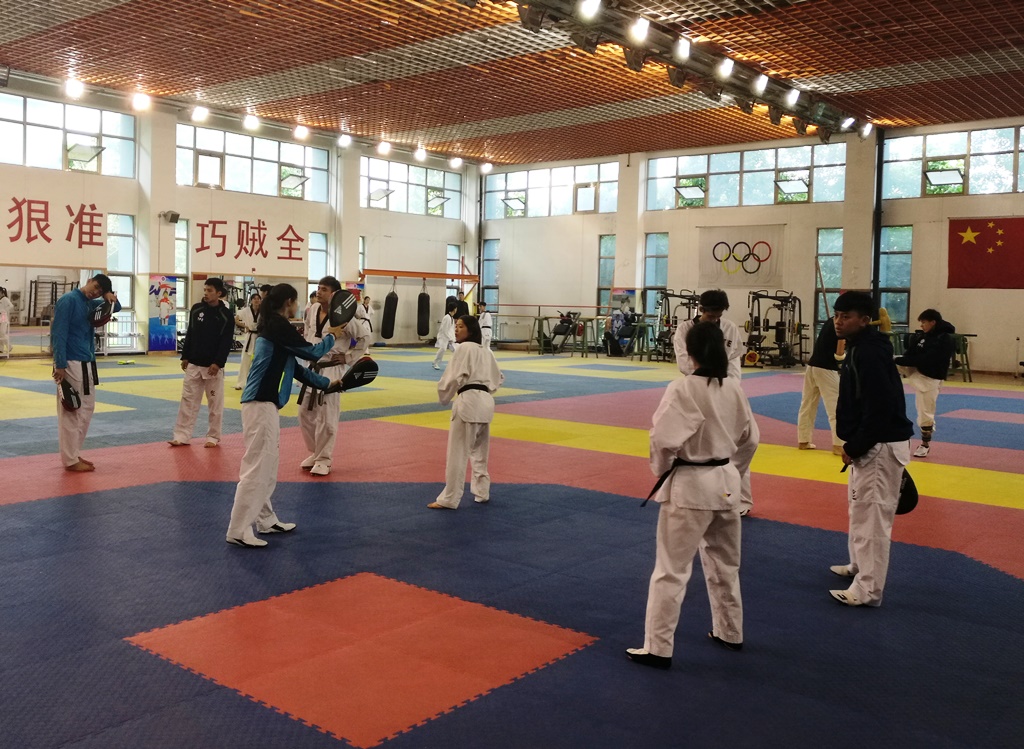 魯臺跆拳道訓(xùn)練友誼賽在山東濟南舉行 魯臺跆拳道訓(xùn)練友誼賽在山東濟南舉行