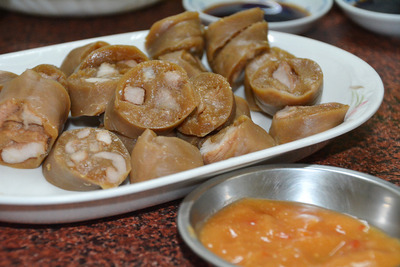 臺(tái)灣新埔灌腸美味銷魂游子牽腸掛肚(圖)