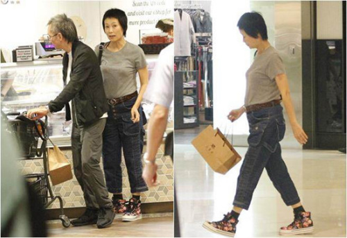 葉童與老公 圖片來源:臺灣“中國時報”