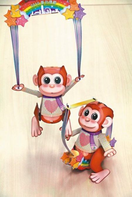 2016臺北燈節(jié)小提燈“樂樂”亮相模樣超萌(圖)