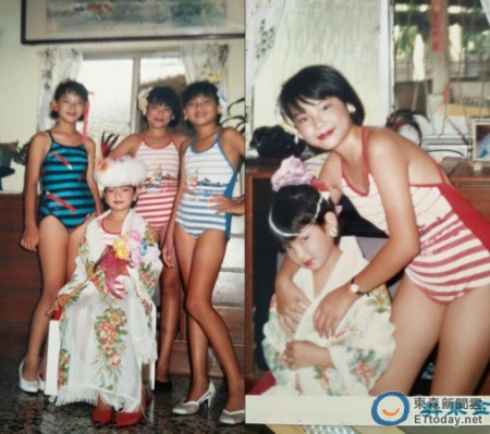 Ella兒時選美照曝光 Ella兒時選美照曝光