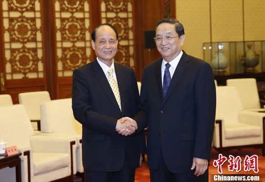 俞正聲:盡快啟動商簽兩岸文教等各領(lǐng)域合作協(xié)議