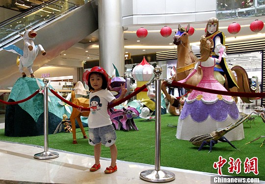 2014臺灣燈會花燈首次在北京展出 2014臺灣燈會花燈首次在北京展出