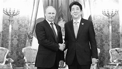 普京和安倍 來(lái)源:觀察者網(wǎng) 普京和安倍 來(lái)源:觀察者網(wǎng)