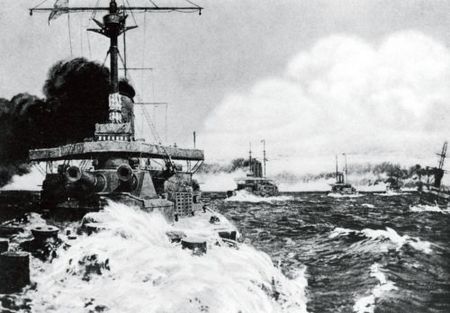 甲午戰(zhàn)爭黃海大戰(zhàn)中的日本艦隊 甲午戰(zhàn)爭黃海大戰(zhàn)中的日本艦隊