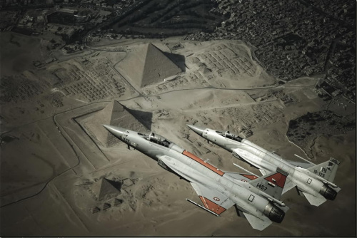 網(wǎng)友繪制的埃及版“梟龍”戰(zhàn)斗機