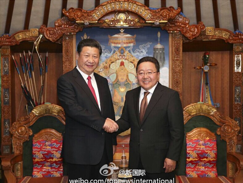 習(xí)近平會見蒙古國總統(tǒng):我這次來是走親訪友 習(xí)近平會見蒙古國總統(tǒng):我這次來是走親訪友