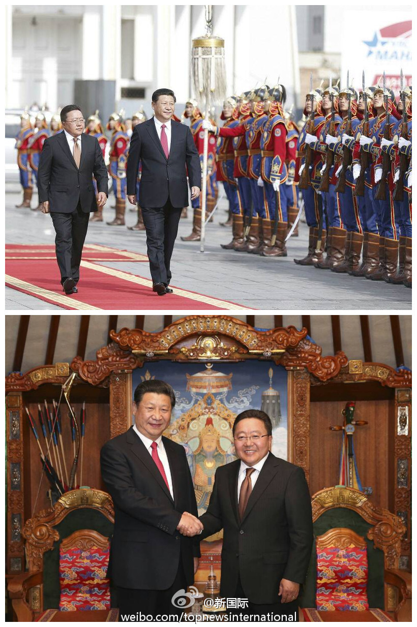 習(xí)近平會見蒙古國總統(tǒng):我這次來是走親訪友 習(xí)近平會見蒙古國總統(tǒng):我這次來是走親訪友