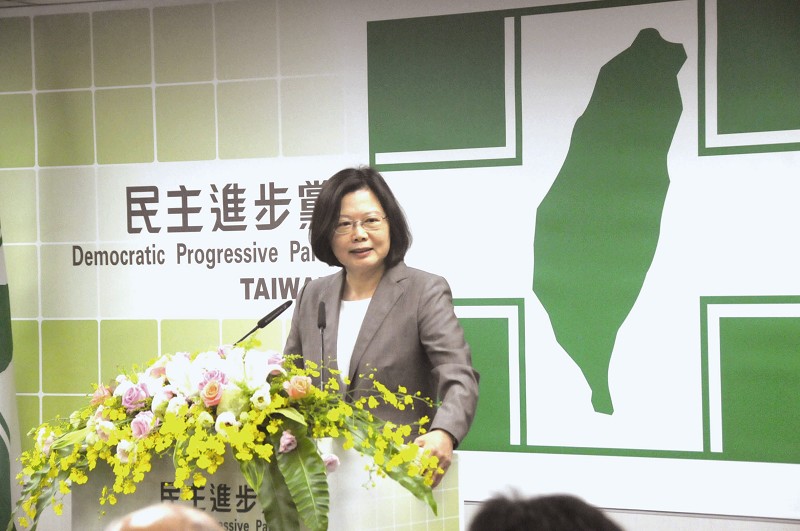 民進(jìn)黨主席蔡英文 民進(jìn)黨主席蔡英文