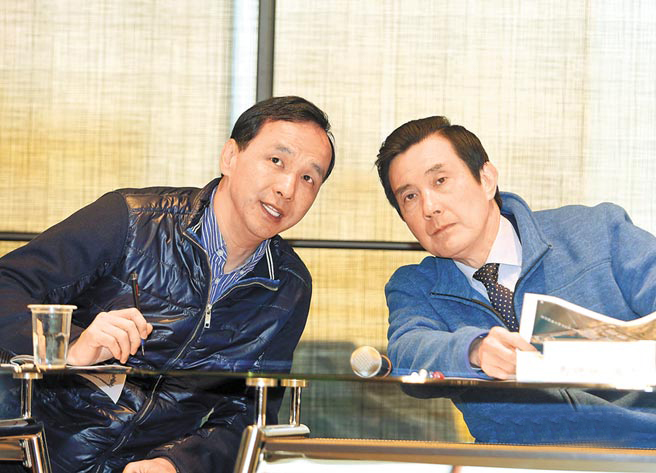 朱立倫與馬英九 朱立倫與馬英九