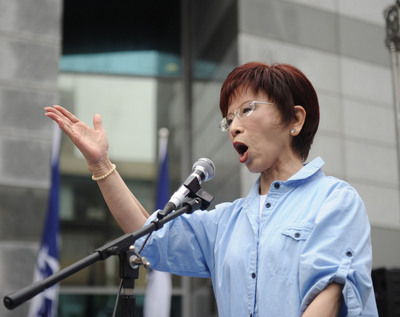 洪秀柱:兩岸政治對話無法回避呼達(dá)成和平協(xié)議