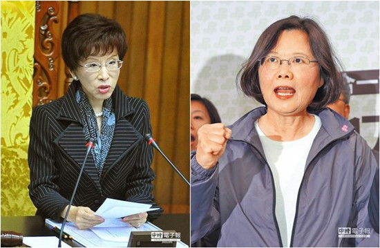 民調(diào):洪秀柱支持度達(dá)33% 與蔡英文差距縮至1% 民調(diào):洪秀柱支持度達(dá)33% 與蔡英文差距縮至1%