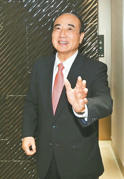 王金平祝福洪秀柱“挺王派”吁推“王洪配”(圖)