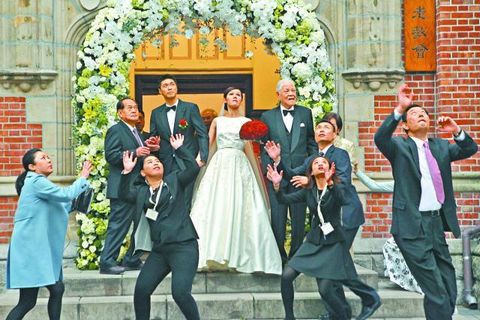 李登輝出席孫女婚禮遭疑似統(tǒng)派分子鬧場(chǎng)(圖)