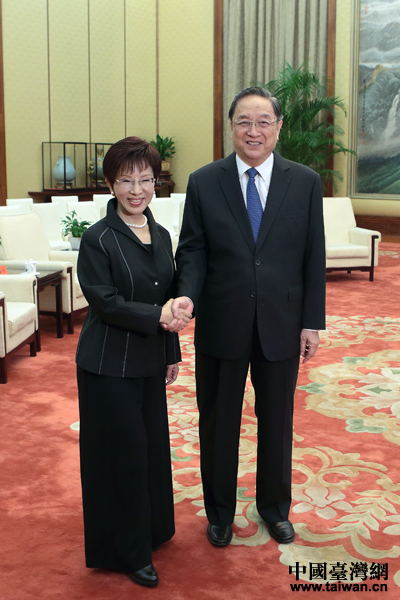 俞正聲會(huì)見(jiàn)中國(guó)國(guó)民黨主席洪秀柱 俞正聲會(huì)見(jiàn)中國(guó)國(guó)民黨主席洪秀柱
