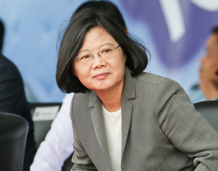 蔡英文(圖片來(lái)源:臺(tái)灣《聯(lián)合報(bào)》) 蔡英文(圖片來(lái)源:臺(tái)灣《聯(lián)合報(bào)》)