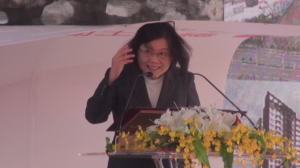 蔡英文遭看板砸頭 蔡正元諷:舉頭三尺有神明 蔡英文遭看板砸頭 蔡正元諷:舉頭三尺有神明