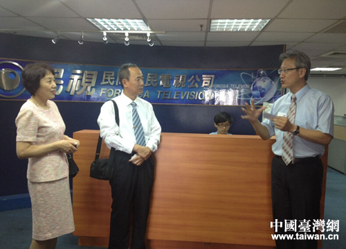 天津臺(tái)辦主任周克麗一行參訪臺(tái)灣民視 天津臺(tái)辦主任周克麗一行參訪臺(tái)灣民視