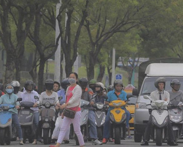 擴(kuò)散不佳空氣臟高雄PM2.5偏高(圖)