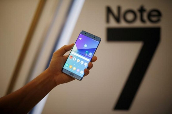 三星Note7手機(jī)“修理”后再起火致美航班取消