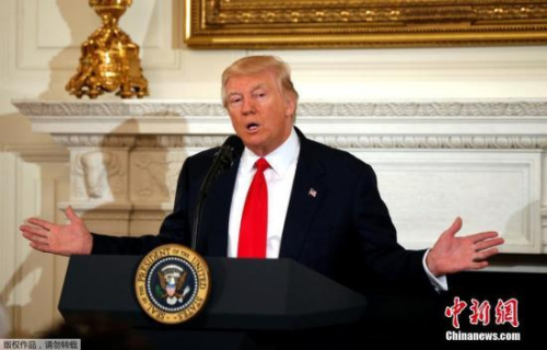 資料圖:美國總統(tǒng)特朗普