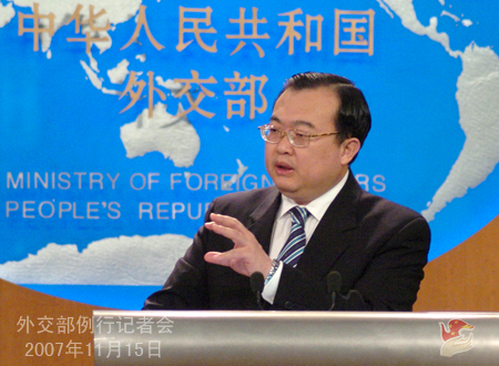 2007��11��15�����⽻���l(f��)���˄������e������ӛ�ߕ����͗�����L�L�����ʺͰ����������Ֆ|�����}���̡�ī�������L�L�A�Ȇ��}��ӛ�߆���