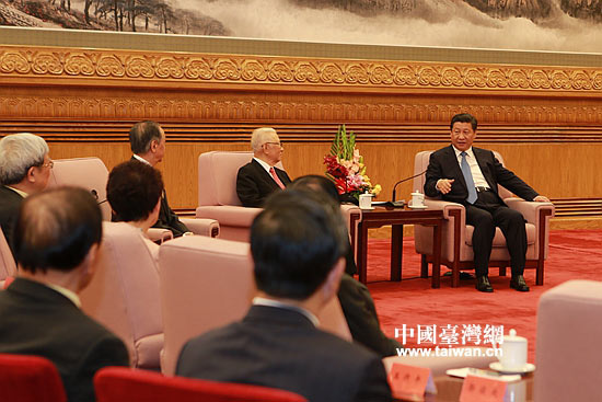 習(xí)近平會(huì)見(jiàn)臺(tái)灣和平統(tǒng)一團(tuán)體聯(lián)合參訪團(tuán) 習(xí)近平會(huì)見(jiàn)臺(tái)灣和平統(tǒng)一團(tuán)體聯(lián)合參訪團(tuán)